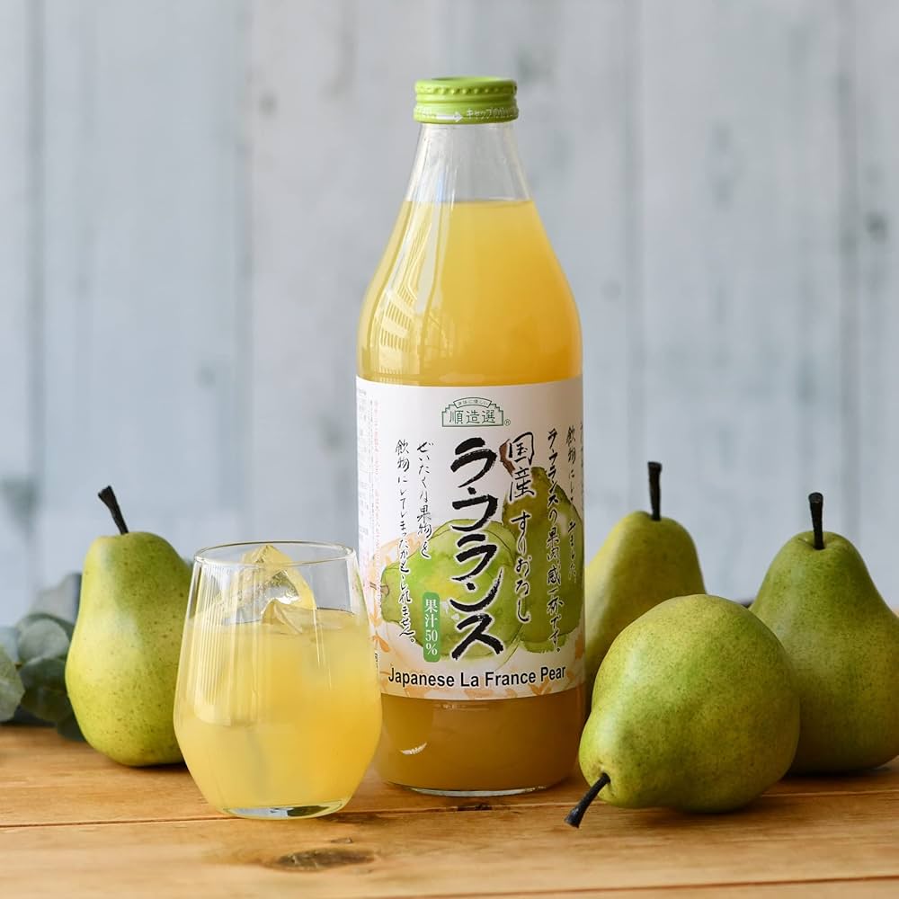 Amazon.co.jp: 順造選 国産ラ・フランス 1000ml ×6本 : 食品